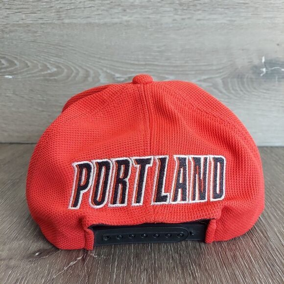 Portland Trail Blazers NBA Adidas Red On White Snapback Hat OSFA - Picture 4 of 7
